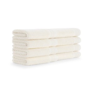 Aston & Arden Anatolia Washcloths (8 Pack), 13x13, 600 GSM, Linen-Inspired Baratta Dobby, Combed Cotton, Solid - 1 of 4