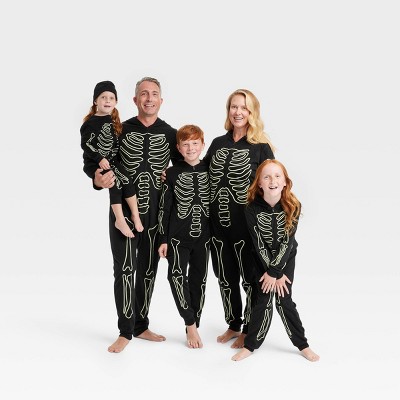 Men's Glow-In-The-Dark Skeleton Halloween Matching Family Union Suit - Hyde &
