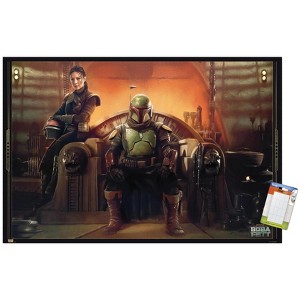 Trends International Star Wars: The Book of Boba Fett - Boba and Fennec Shand Unframed Wall Poster Prints - 1 of 4
