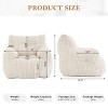 Accent Chair Modern with Ergonomic Backrest for Living Room and Bedroom 39.37in Wide-3irtyhousy - 4 of 4