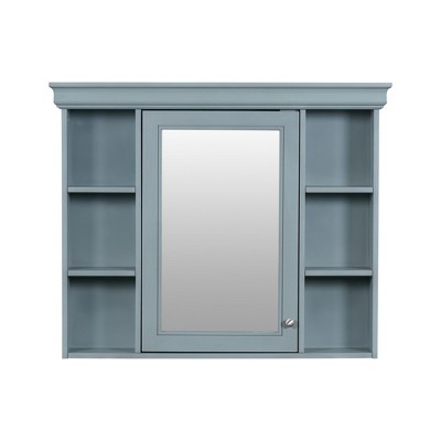 NicBex Bathroom Wall Mount Storage Cabinet Mirror Medicine Cabinet with Shelves