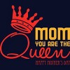 Junior's Design By Humans Mother's Day Mom You Are The Queen By tmsarts T-Shirt - 2 of 2