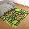 City Traffic Road Map Play Mat | Soft Non-Slip Kids Rug with Educational Fun for Bedroom, Nursery & Playroom - 2 of 4