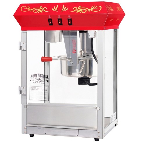 Great Northern Popcorn 8 Oz. Electric Classic Style Countertop Popcorn  Machine - Red : Target