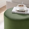 Modway Tilden 16 in. Round Performance Velvet Upholstered Ottoman - 4 of 4