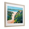 Stupell Industries Floral Cliffs Landscape Framed Print Under Glass - 2 of 4