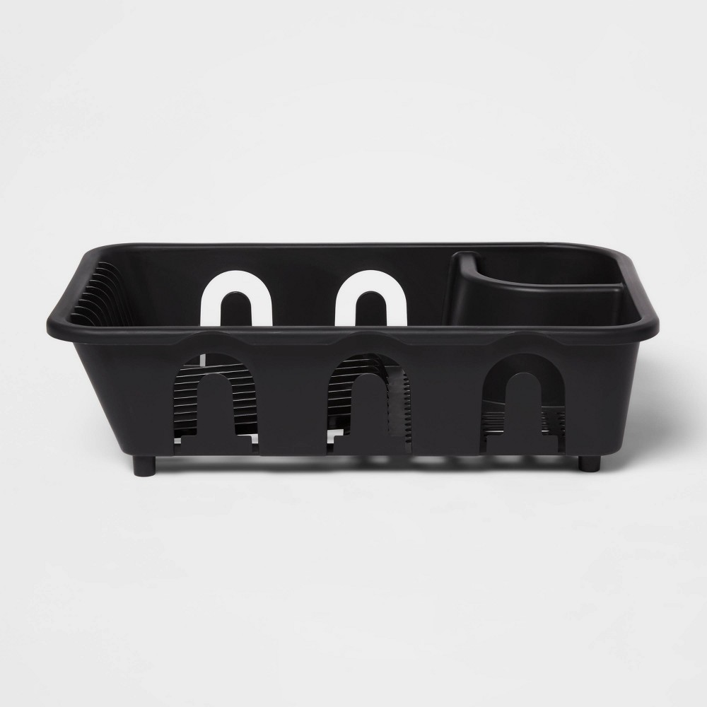 Plastic Dish Drainer Black - Room Essentials