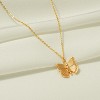 14K Gold Butterfly Necklace - Dainty Animal Pendant Chain for Women, Everyday Luxury Jewelry - 4 of 4