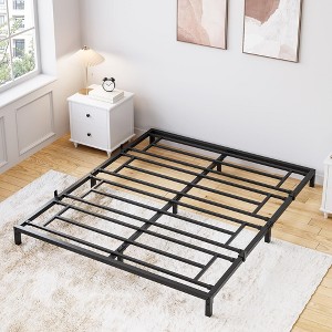 Garvee 8 Inch Twin Bed Frame No Box Spring Needed, Heavy Duty Metal Platform Bed Frame Twin Size for Bedroom Easy Assembly, Noise Free, Black - 1 of 4