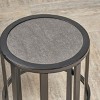 NicBex Modern Metal Outdoor End Table Outdoor Side Table, Patio Table Small Table Outdoor Coffee Table for Backyard, Balcony, Porch - 3 of 4