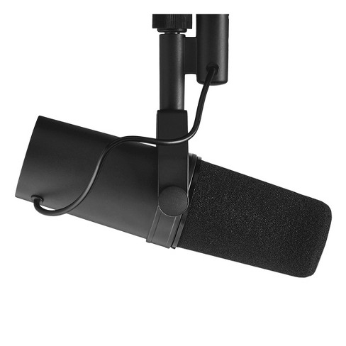  Shure SM7dB Dynamic Vocal Microphone w/Built-in Preamp for  Streaming, Podcast, & Recording, Wide-Range Frequency, Warm & Smooth Sound,  Rugged Construction, Detachable Windscreen - Black : Musical Instruments