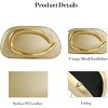 PU Leather Purses for Women Formal, Evening Bag with Detachable Chain and Trendy Metal Handle for Formal Events Dinners Weddings Parties - 3 of 4