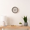 Mirimo Kala Beige Round Black Wall Clock - Society6 - 2 of 4