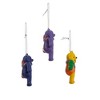 Kurt Adler Resin Ornaments for Christmas Tree, Grateful Dead Bears (Set of 3) - 3 of 4
