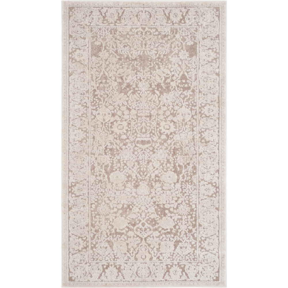 3'x5' Medallion Accent Rug Beige/Cream - Safavieh