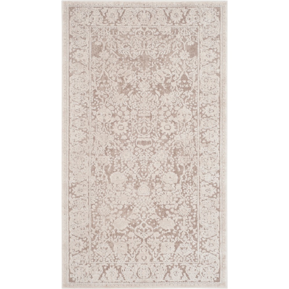 3'x5' Medallion Accent Rug Beige/Cream - Safavieh