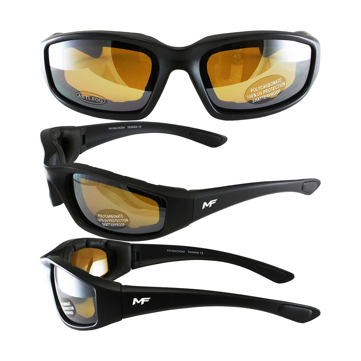 MotoFrames Payback Safety Motorcycle Glasses - thumbnail 4