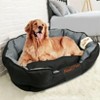 Artloge Heavy Duty Dog Bed Made By Durable Oxford Material Waterproof Anti-scratch Dog Pet Bedding with Bolster Luxury Soft Removable Cushion - 3 of 4