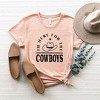 Simply Sage Market Women's I'm Here For The Cowboys Hat Short Sleeve Graphic Tee - 3 of 3
