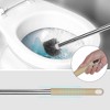 REGALWOVEN Round Head Stainless Steel Durable Grip Handle Compact Size Toilet Brush with Holder - 2 of 4