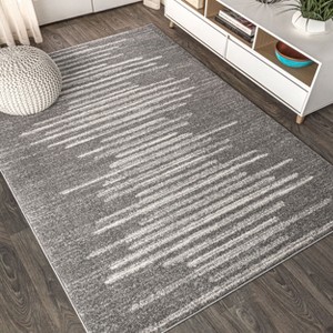 JONATHAN Y Aya Berber Stripe Geometric Area Rug - 1 of 4