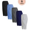 Jump Start Men's 5-Pack Lightweight Breathable Moisture Wicking Mesh Shorts - 3 of 4