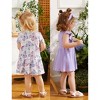 PATPAT Baby Toddler Girl Dresses Infant Ruffle & Short Sleeveless 2 Pack Summer Dress Casual Party Dress - 3 of 4