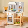 Infans Wooden Kid's Play Kitchen Set Pretend Chef Cooking Toy w/ Cookware Accessories - 2 of 4