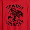 Men's - Instant Message - Cowboy Country Long Sleeve Graphic T-Shirt - 2 of 4