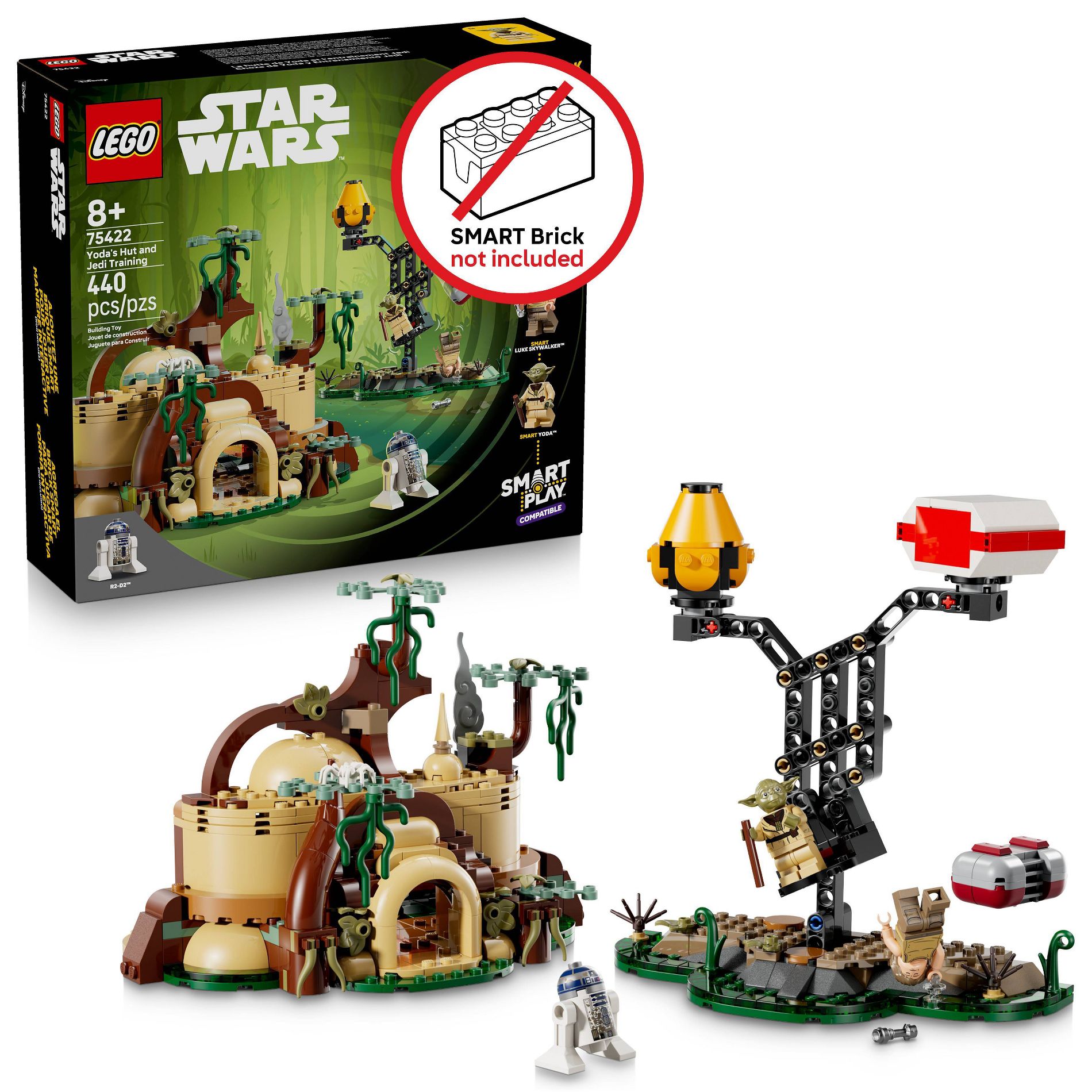 LEGO Star Wars SMART Play: Yoda’s Hut and Jedi Training 75422