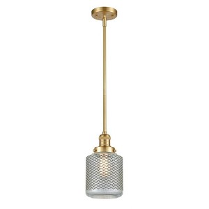 Stanton - 1 Light Stem Hung Mini Pendant In Industrial Style-12 Inches Tall and 6 Inches Wide - 1 of 1