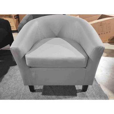 coucheta Accent Chair, Modern Velvet Armchairs with Big Ample Seat, Cozy Upholstered Barrel Sofa Chair for Living Room Bedroom Waiting Room, Set of 2