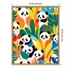 Amanti Art Pandas Tropical by Uma Gokhale Framed Canvas Wall Art - 3 of 4