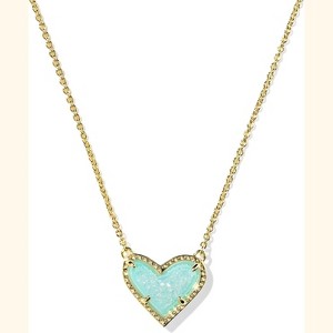 Heart Pendant Necklace Adjustable Chain Length Fashion Jewelry for Women - 1 of 4