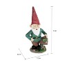 Lawn Gnome Statue-Fun Classic Style Resin Figurine for Outdoor Garden Décor-Great for Flower Beds, Fairy Gardens, Backyards and More by Pure Garden - 3 of 4