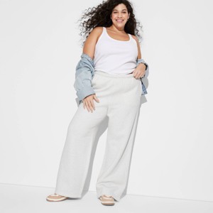 Women's High-Rise Straight Leg Sweatpants - Wild Fable™ - 1 of 3