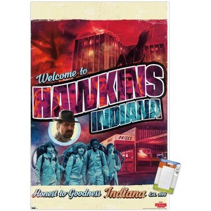 Trends International Netflix Stranger Things - Welcome to Hawkins Indiana Unframed Wall Poster Prints - 1 of 4