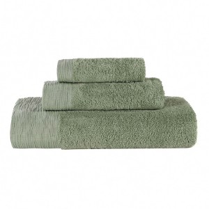 Rayon From Bamboo Cotton Blend Eco-Friendly Hypoallergenic Solid Bathroom Towel Set by Blue Nile Mills - 1 of 4