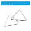 Unique Bargains Jewelry Handmade Triangle Earrings Beading Hoop 30 Pcs - 4 of 4