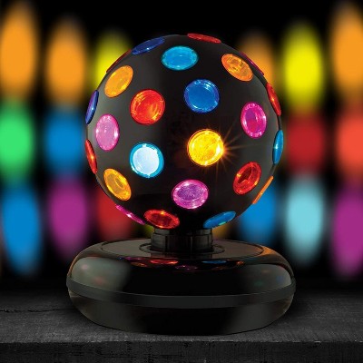 Kicko 11'' Spinning Disco Ball with LED Lights - Multicolored