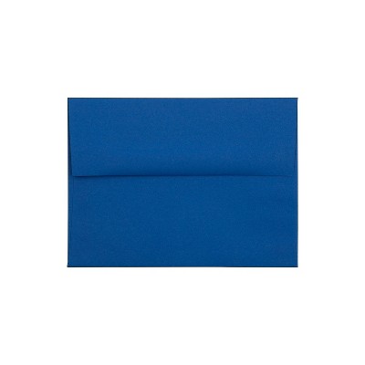 JAM Paper A6 Invitation Envelopes 4 3/4" x 6 1/2" Presidential Blue Bulk 1000/Carton (563916906B)