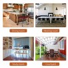VYNXARIA Dining Chairs Set of 2, Velvet Rattan Side Accent Chairs with Chrome Legs, Modern Mid Century Breuer Designed Chairs£¬Orange - 4 of 4