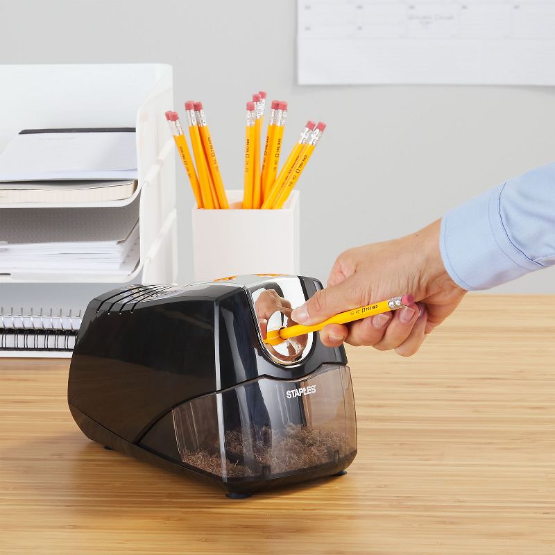 MyOfficeInnovations Power Extreme Electric Pencil Sharpener Heavy-Duty Black (21834) 356332, 3 of 6