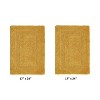 Lux Premium 100% Cotton Tufted Solid Reversible 2 Piece Bath Rug Set – Ultra-Soft, Water-Absorbent, Durable, Machine Washable Bathroom Rug - 2 of 4