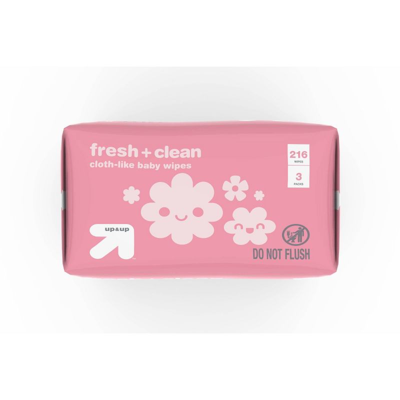 Fresh & Clean Scented Baby Wipes - up & up™ (Select Count), 5 of 17