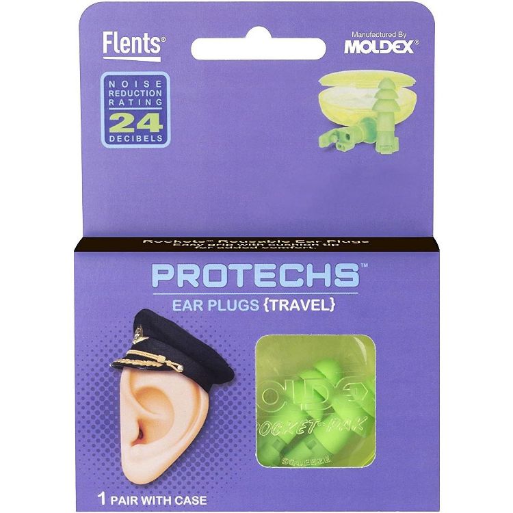 Flents Protechs Travel Ear Plugs Case, 2 Count, 1 of 3