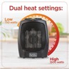 BLACK+DECKER Personal Ceramic Indoor Heater Black - 3 of 4
