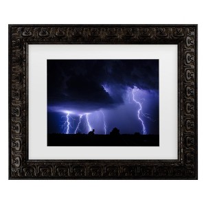 Trademark Fine Art - Christian Skilbeck Fingers Of God Matted Framed Art - 1 of 4