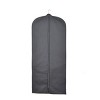 J&V TEXTILES 6pk Garment Bags for Clothes Storage Beige and Black - 4 of 4