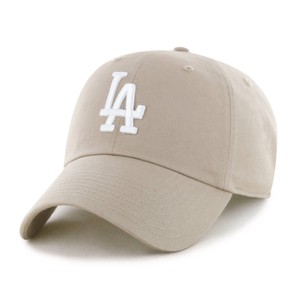 MLB Los Angeles Dodgers Clean Up Hat - Khaki: Adjustable Cotton Baseball Cap - 1 of 2